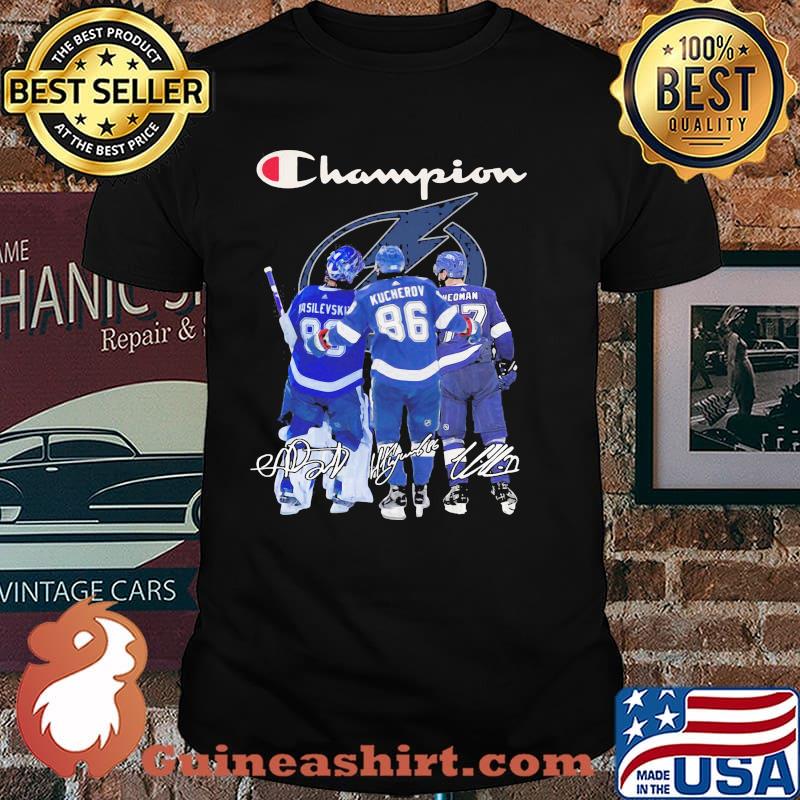 Champion tampa bay lightning signatures shirt