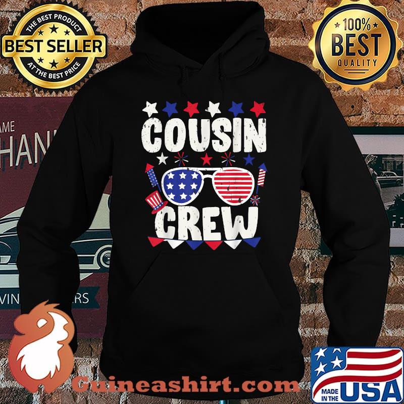 Cousin Crew 4th of July Patriotic American T-Shirt Hoodie