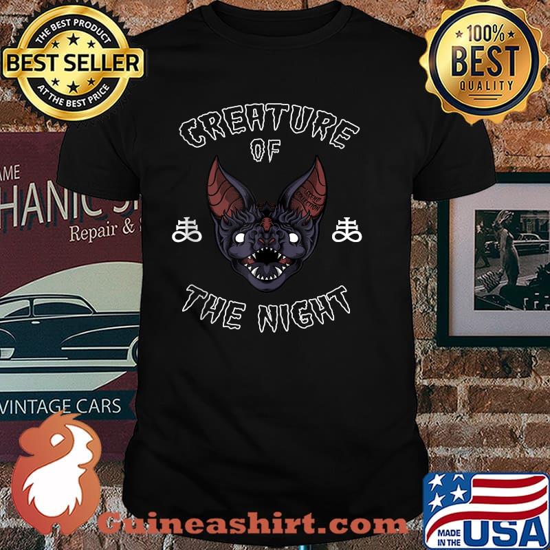 Creature of the night bat goth alternative occult graphic Shirt