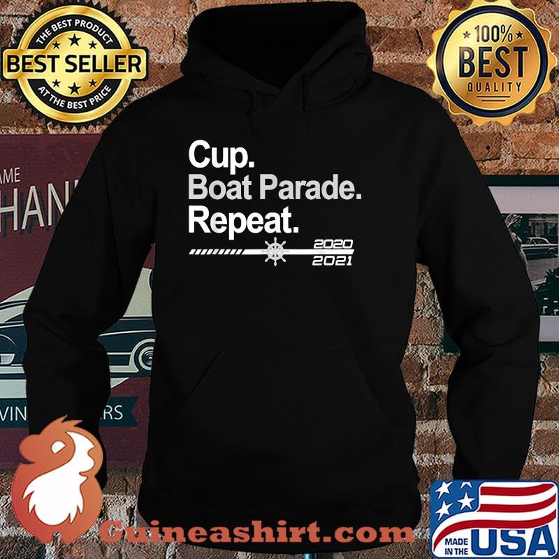 Cup Boat Parade Repeat Hockey Fans Boating T-Shirt Hoodie