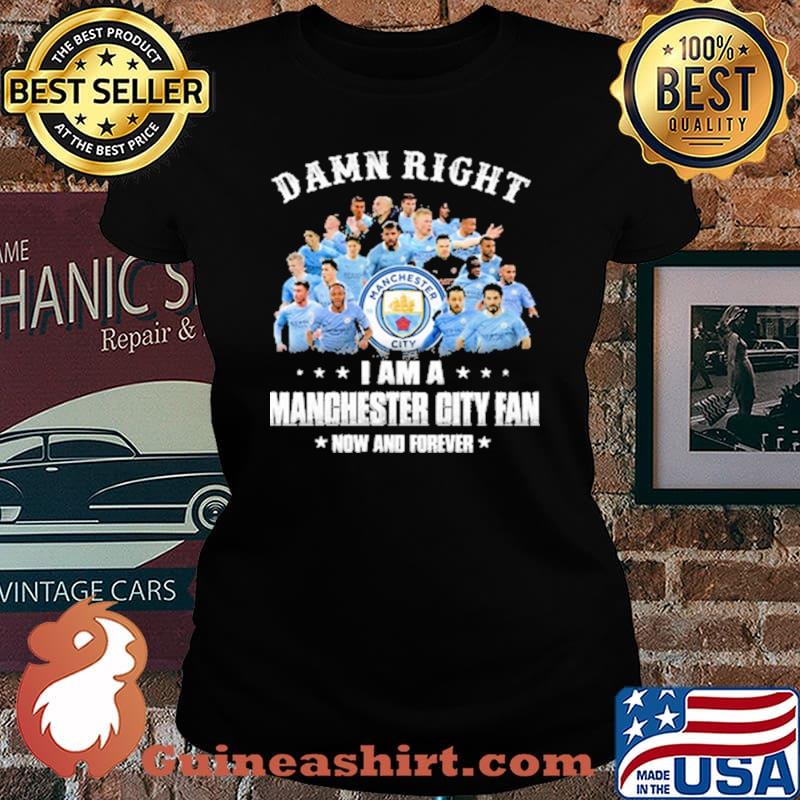 Damn right i am a manchester city fan now and forever Laides tee