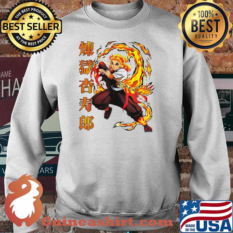 Demons Slayers Kimetsus No Yaibas Rengokus Shirt Sweater