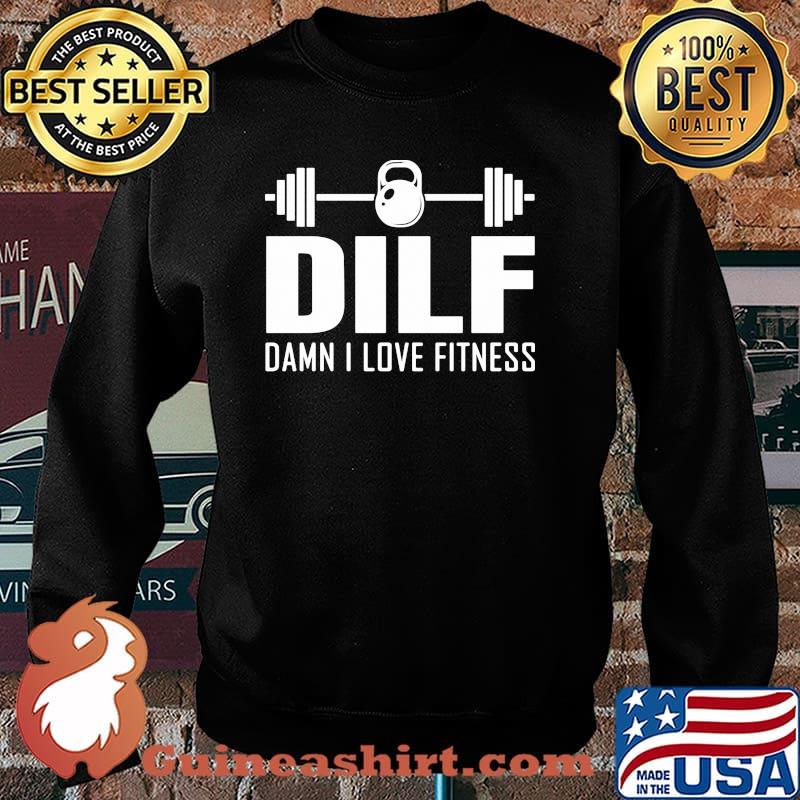 Dilf damn in love fitness weight lifting Sweater