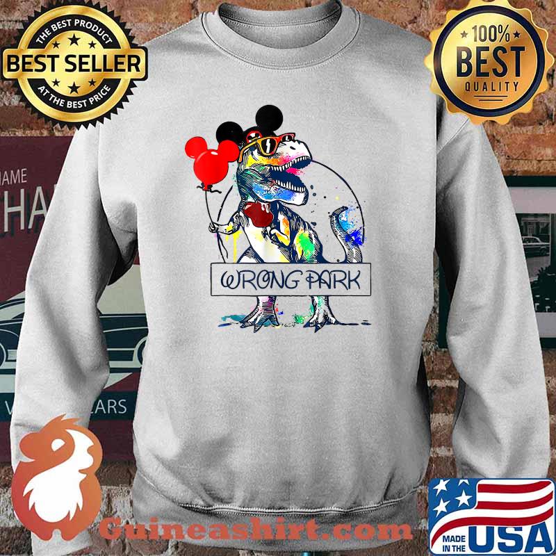Dinosaur Wrong Tyrannosaurus Park Glasses Watercolor Shirt Sweater