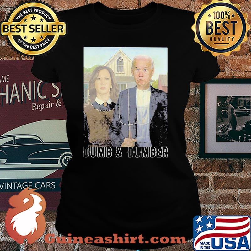 Dumb and dumber joe biden and kamala Shirt Laides tee