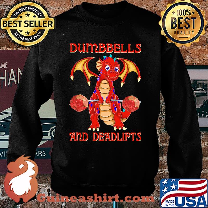 Dumbbells And Deadlifts Dragon Shirt Sweater
