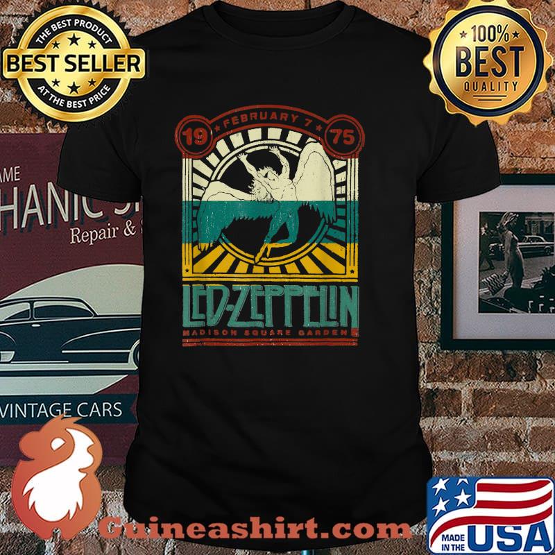 February 1975 led zeppflin madison square garden shirt