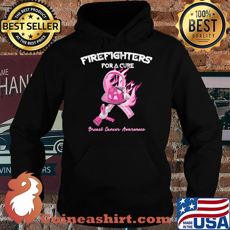 Firefighter Fora Cure Breast Cancer Awareness Shirt Hoodie
