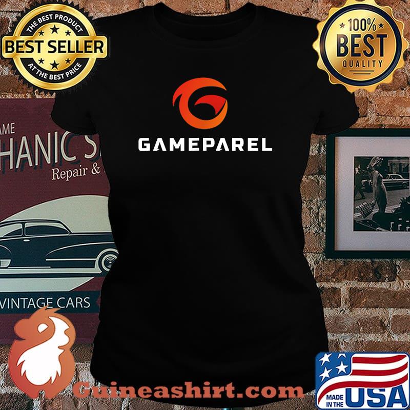 Gameparel Logo Text Video Game Gamers Gaming Shirt Laides tee