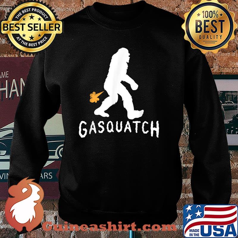 Gasquatch Bigfoot Gassy Sasquatch T-Shirt Sweater