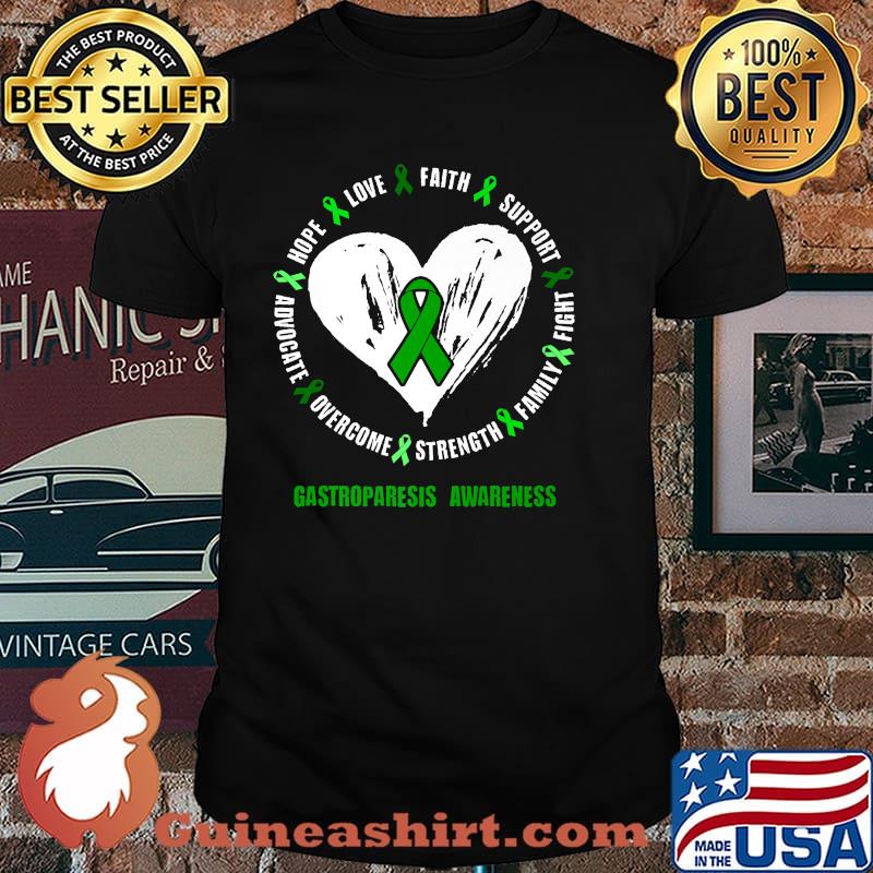 Gastroparesis Awareness gastroparetic Related love Ribbon T-Shirt