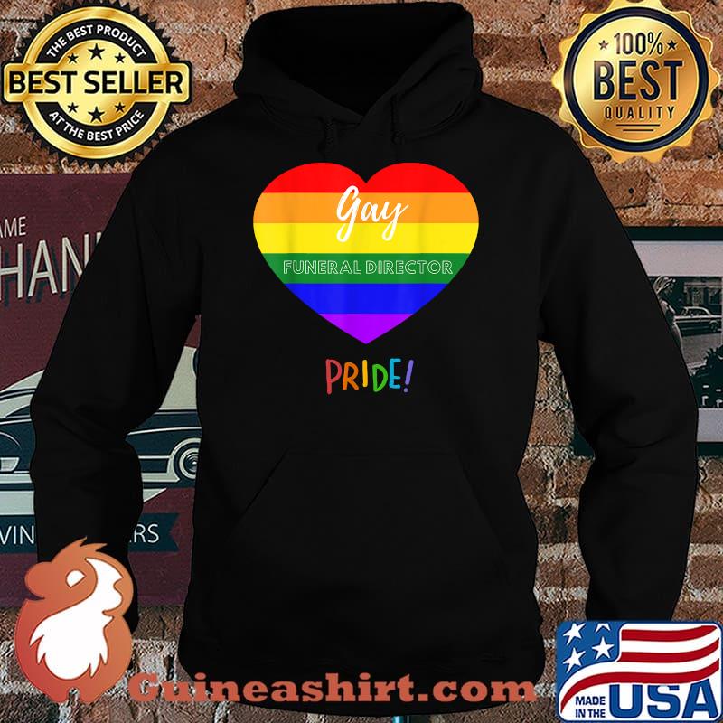 Gay Funeral Director Pride Heart Lgbt T-Shirt Hoodie