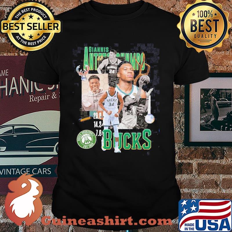 Giannis Antetiokounmpo Bucks Shirt