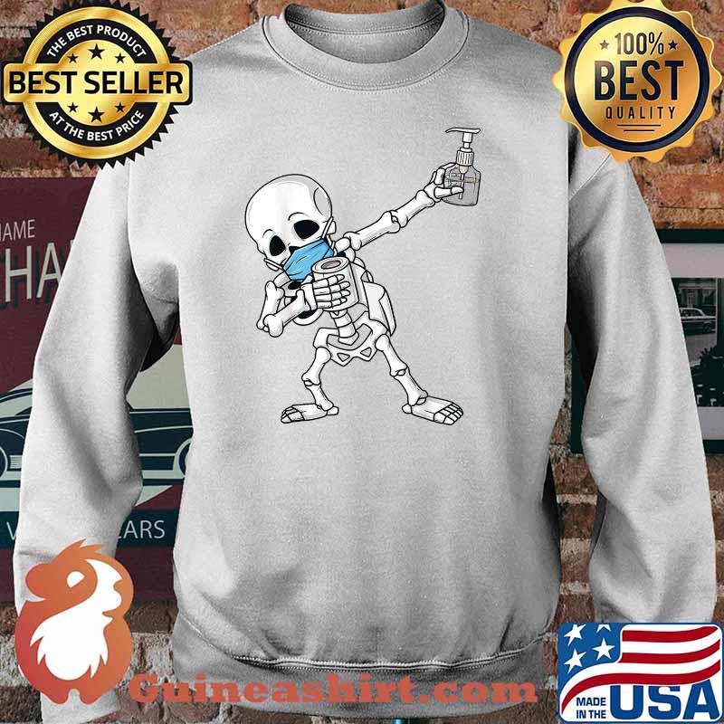 Halloween Dabbing Skeleton Skull Shirt Sweater