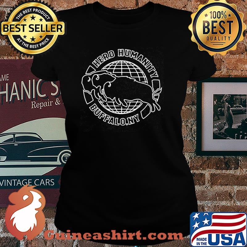 Herd Humanity buffalo earth Laides tee