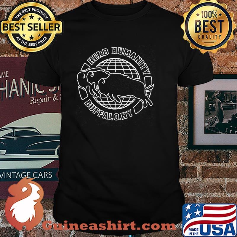 Herd Humanity buffalo earth shirt