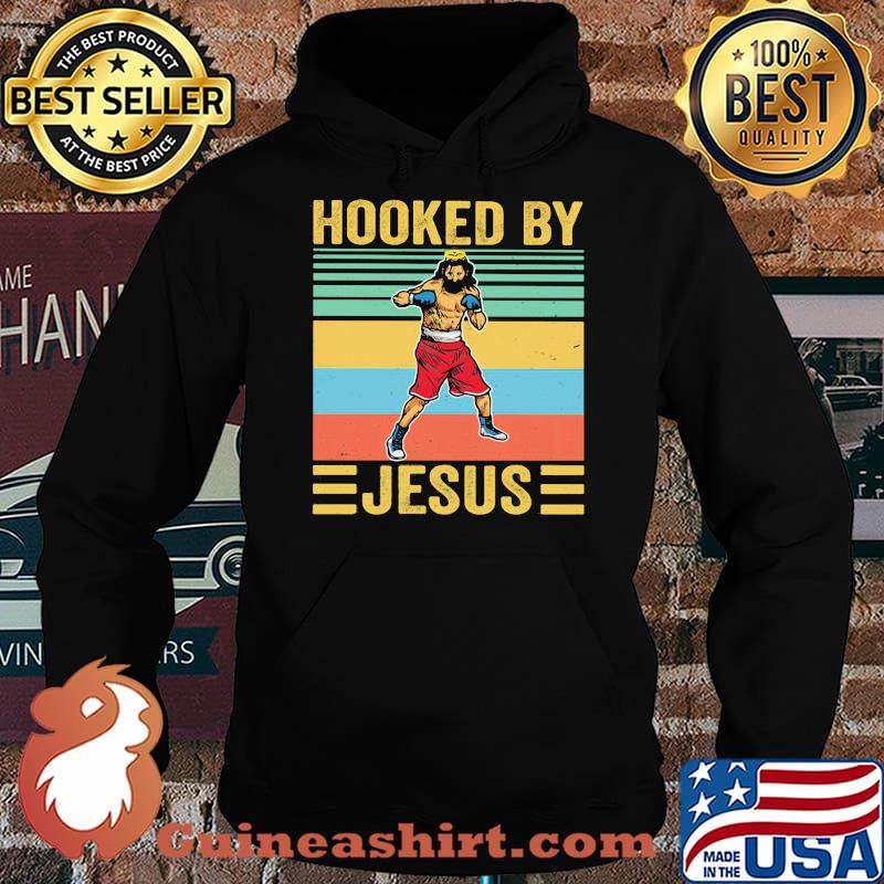 Hooked By Jesus Vintage Shirt Hoodie
