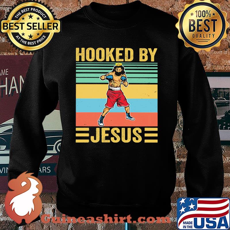 Hooked By Jesus Vintage Shirt Sweater