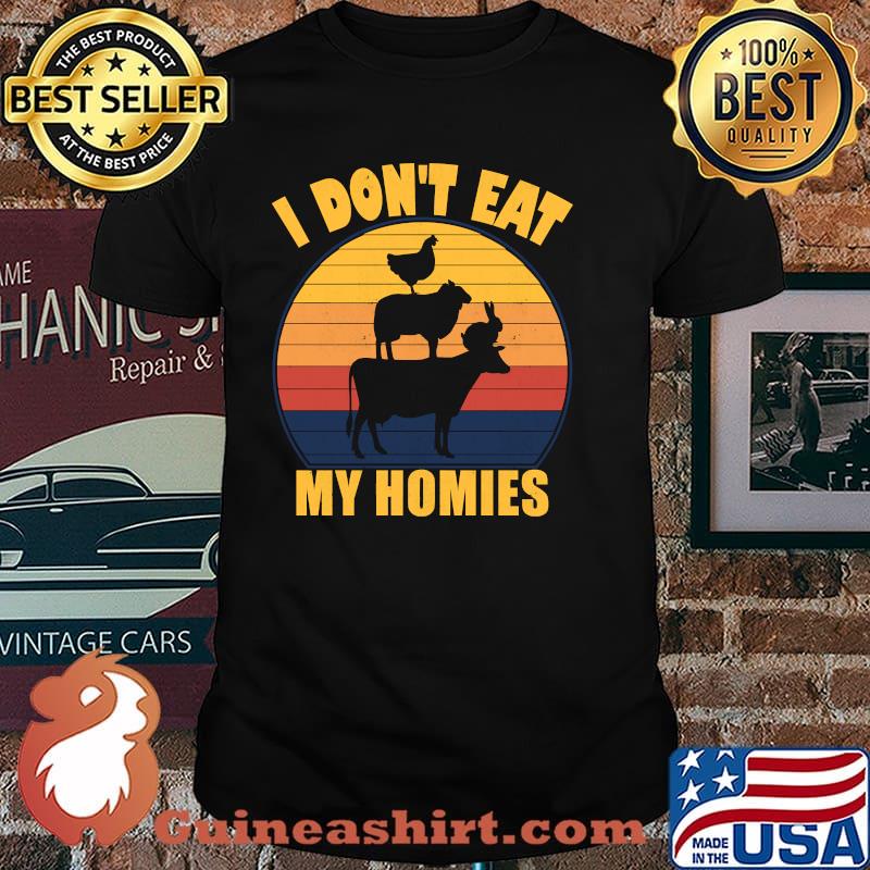 I Don't Eat My Homies Vegetarian Vintage T-Shirt