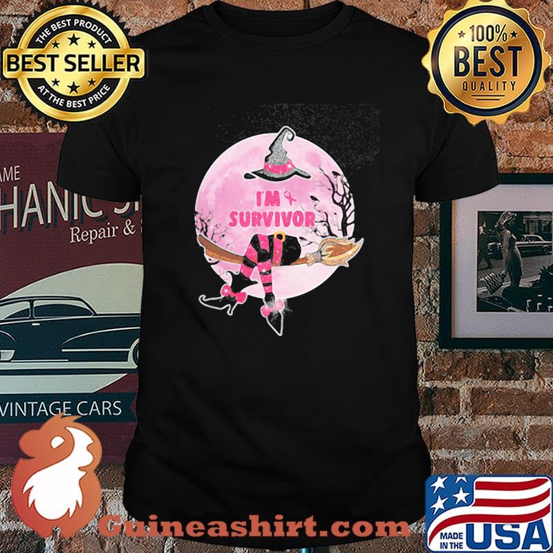 I'm Survivor Witch Breast Cancer Awareness Shirt