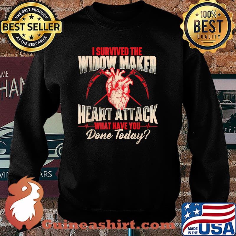 I Survived The Widow Maker - Heart Attack Survivor Recovery T-Shirt Sweater