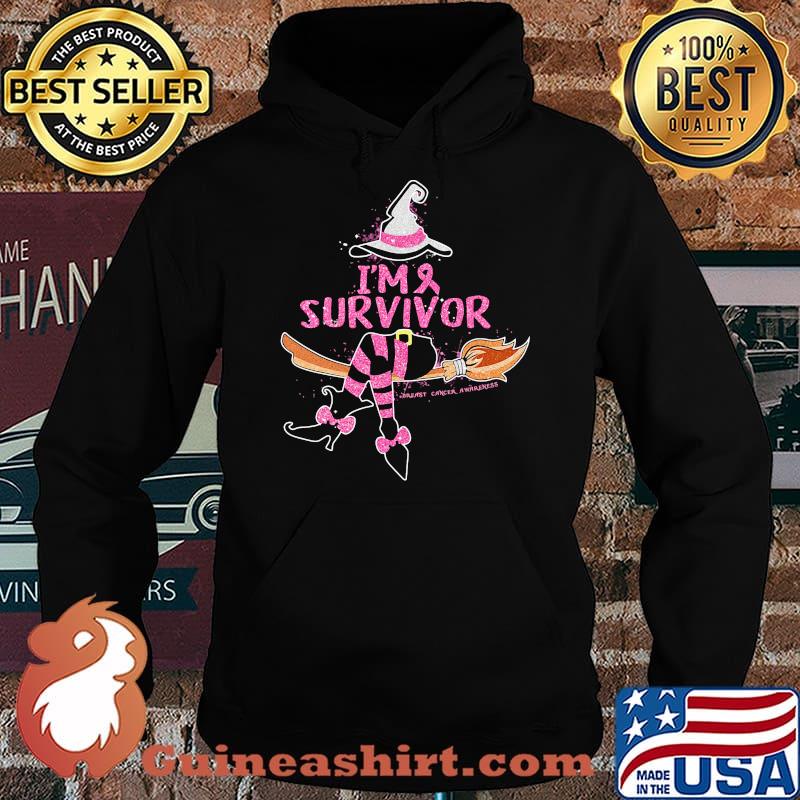 Im survivor Breast Cancer Witch Shirt Hoodie