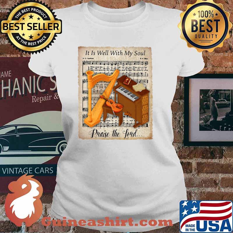 It is well with my soul praise the sound christ Ladies tee
