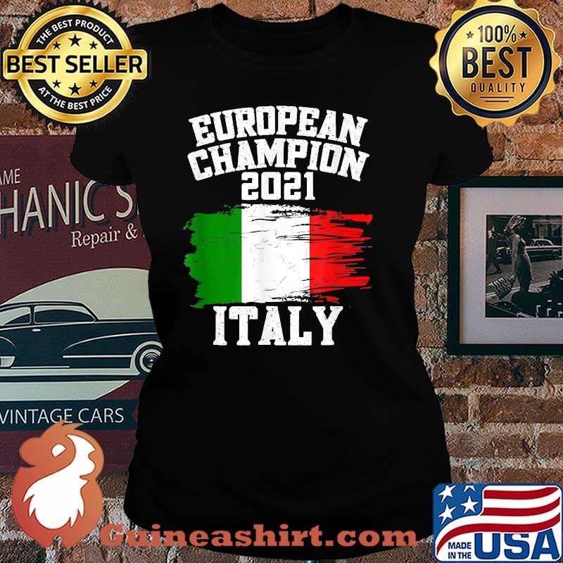 Italian Flag European Champion 2021 Football Italy Shirt Laides tee