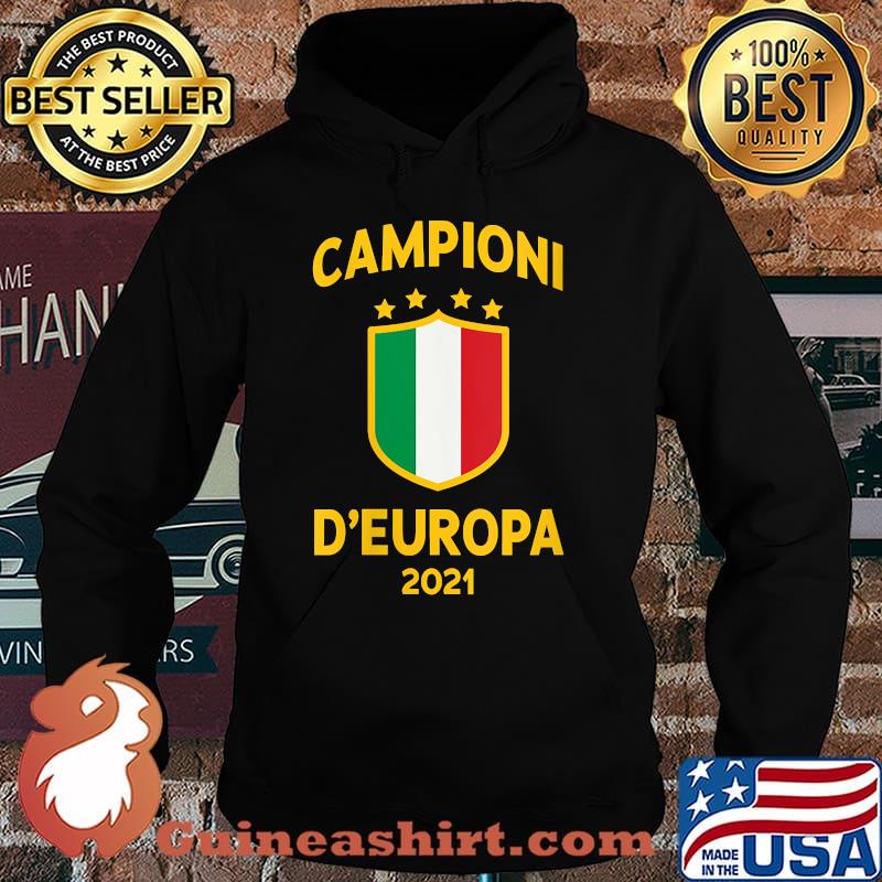 Italy Football Champions of Europe 2021 D'Europa Shirt Hoodie