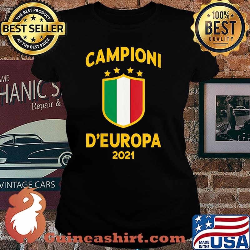 Italy Football Champions of Europe 2021 D'Europa Shirt Laides tee