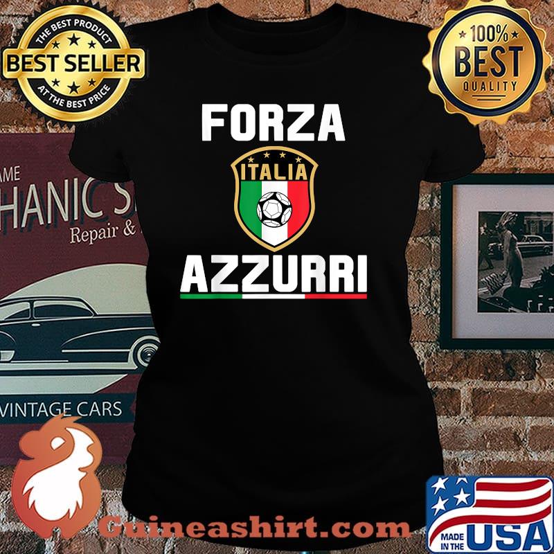 Italy Forza Azzurri Soccer Jersey Italia Flag Football 2021 Shirt Laides tee