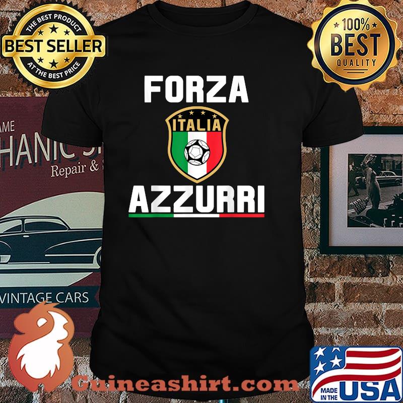 Italy Forza Azzurri Soccer Jersey Italia Flag Football 2021 Shirt