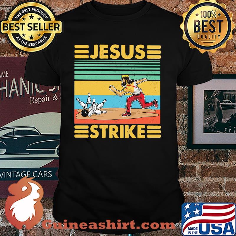 Jesus Strike Jesus Bowling Vintage Shirt