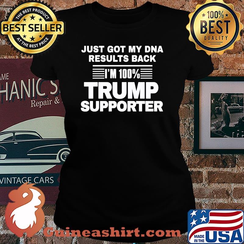 Just got my dna results back 100 percent trump supporter Laides tee