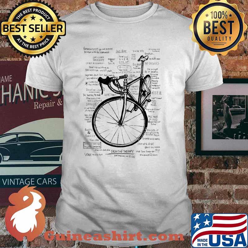 Just ride hills do them cognitive therapy bike shirt