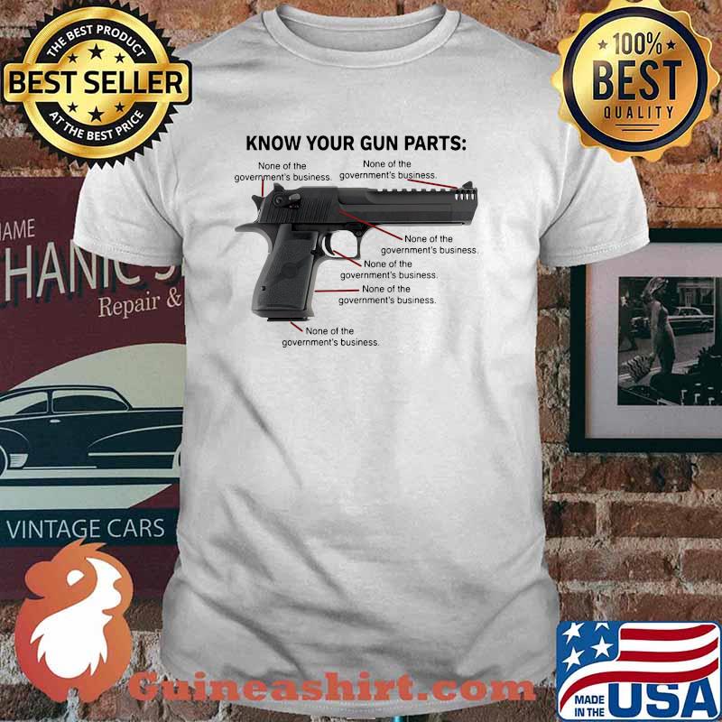 Know your gun parts shirt