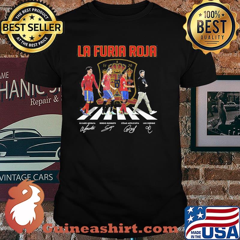 Lau furia roja abbey road signatures shirt
