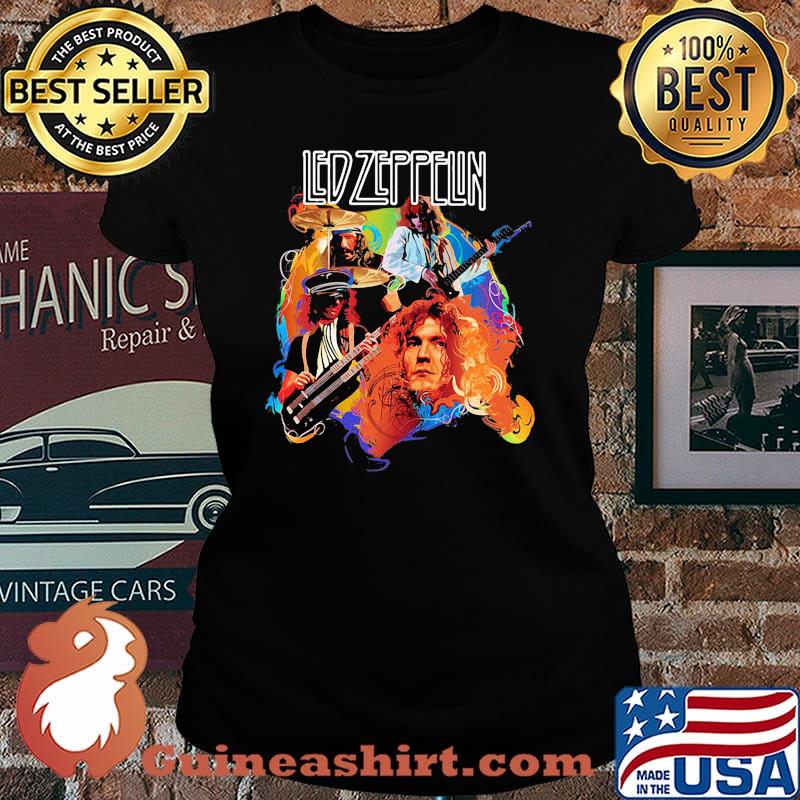 Led zeppfin watercolor love music Laides tee