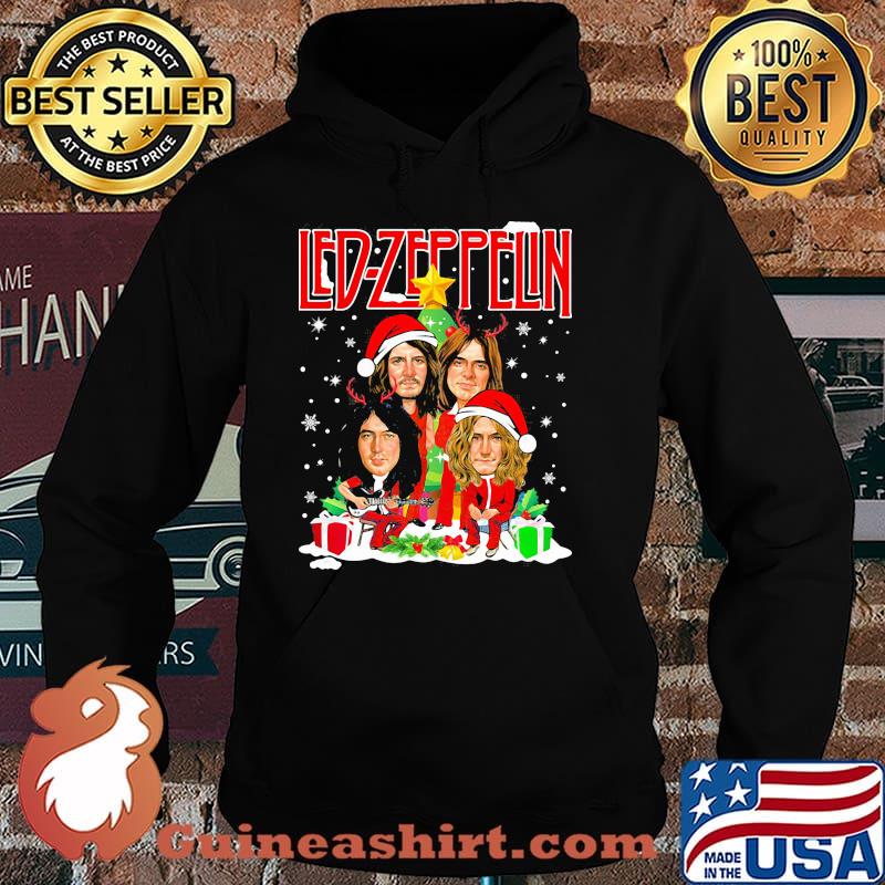 Led zeppfin xmas santa Hoodie