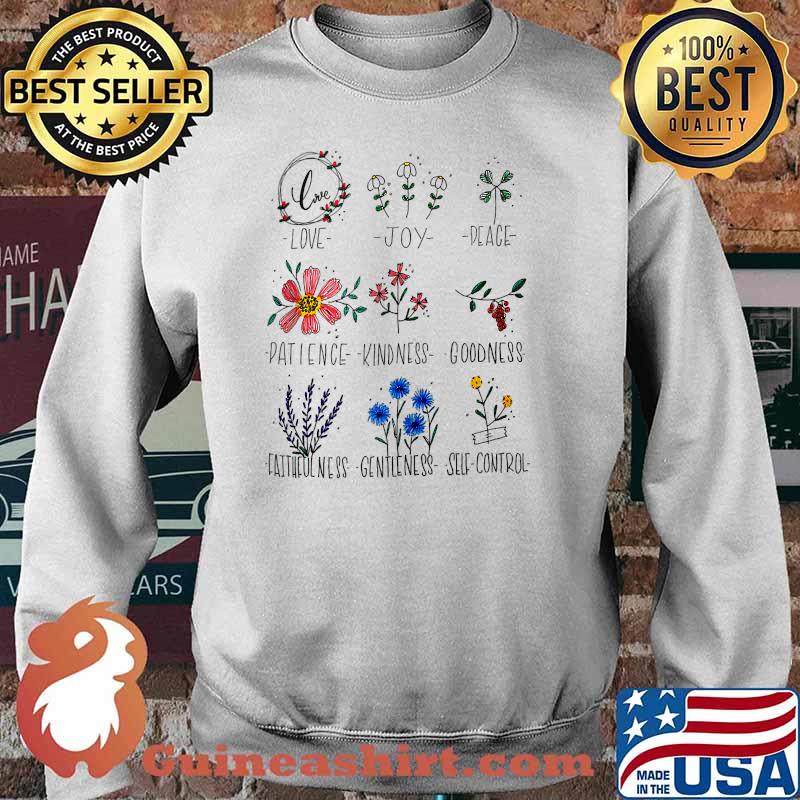 Love Joy Peace Fruit Of The Spirit Positive Affirmation Shirt Sweater