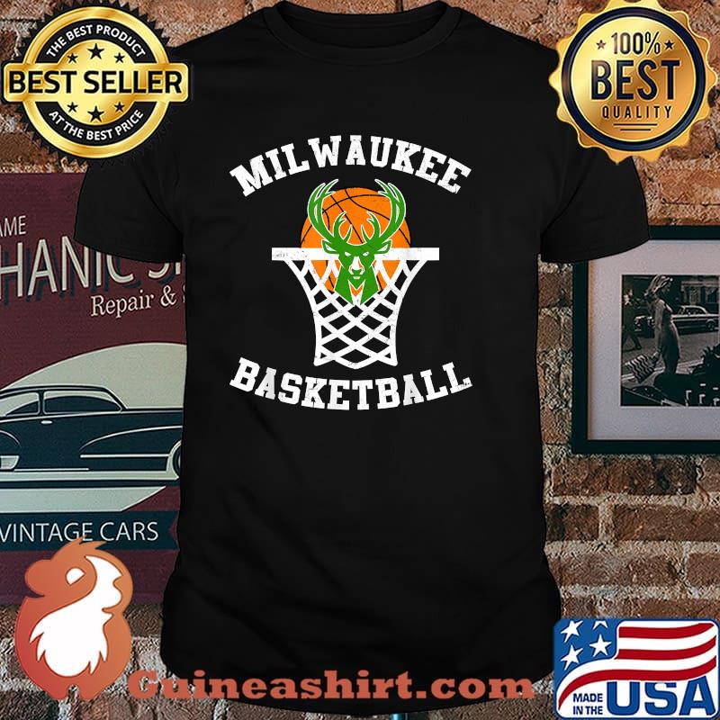 Milwaukee Basketball Fan Graphic T-Shirt