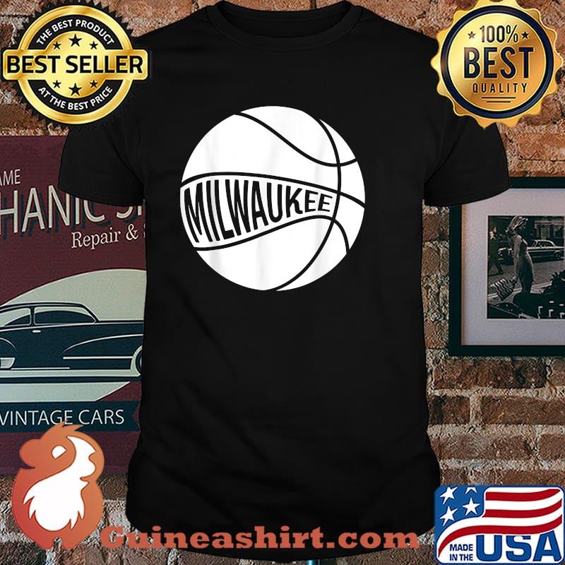 Milwaukee Basketball Retro City Wisconsin State B-Ball Shirt