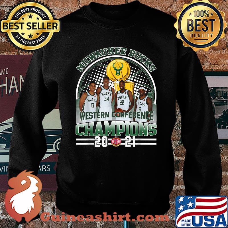 Milwaukee Bucks Finals Western Conference Champions 2021 T-Shirt Sweater