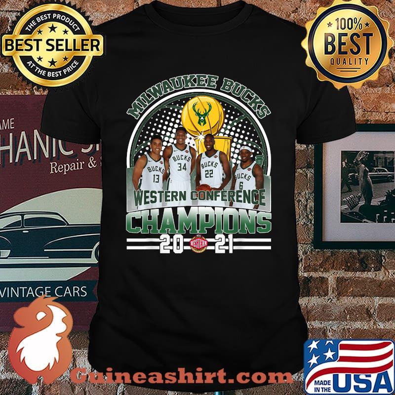 Milwaukee Bucks Finals Western Conference Champions 2021 T-Shirt