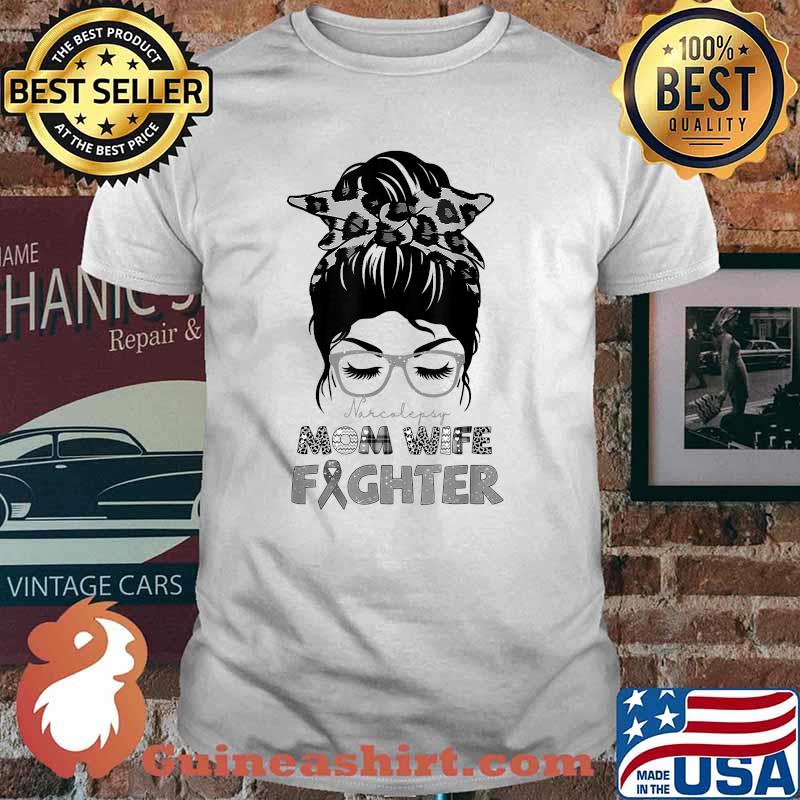 Mom Wife Fighter Marcolepsy Awareness Shirt