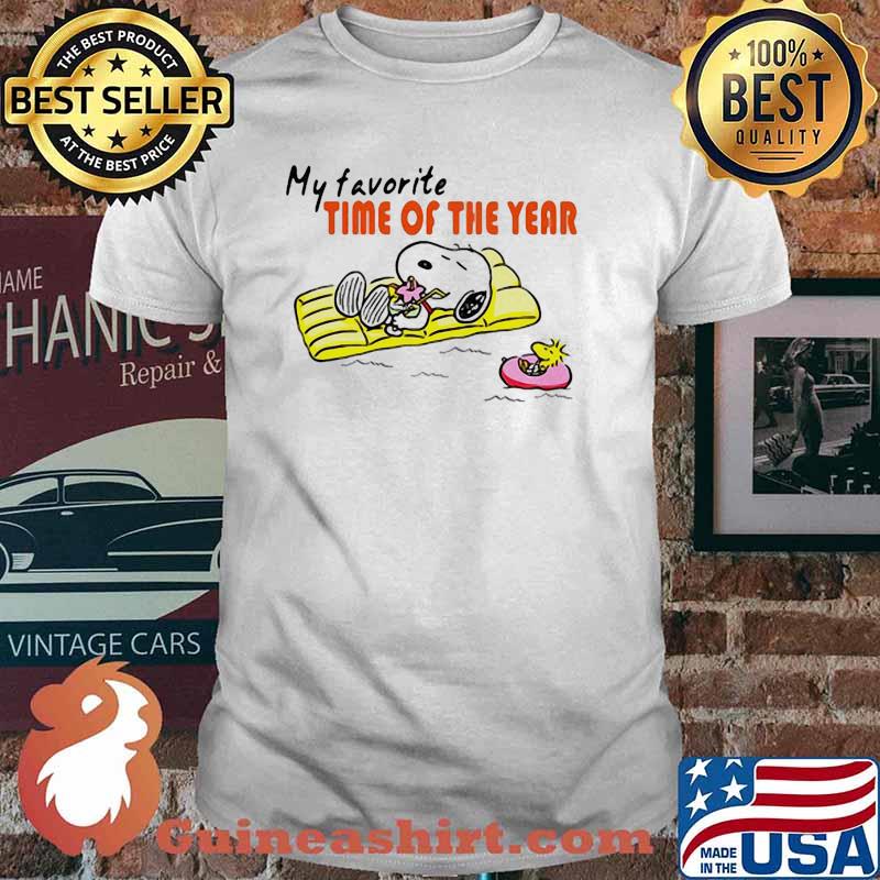 My favorite time of the year beach summer hot snoopy shirt