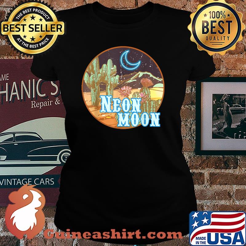 Neon Moon Retro Western 80s 90s Country Shirt Laides tee