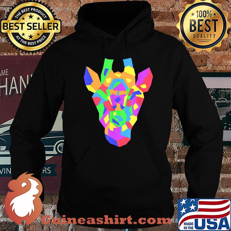 Official Geometric Giraffe Shirt Hoodie