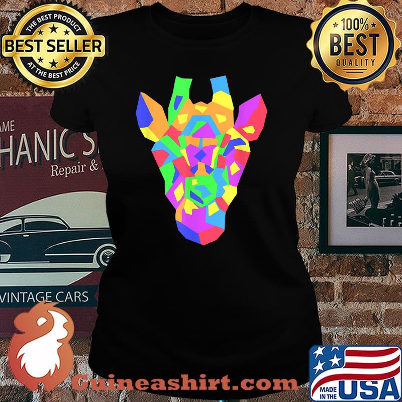 Official Geometric Giraffe Shirt Laides tee