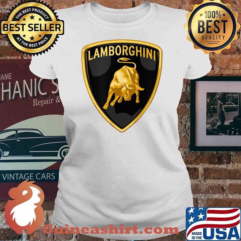 Official Lamborghini Fashion Logo T-Shirt Ladies tee